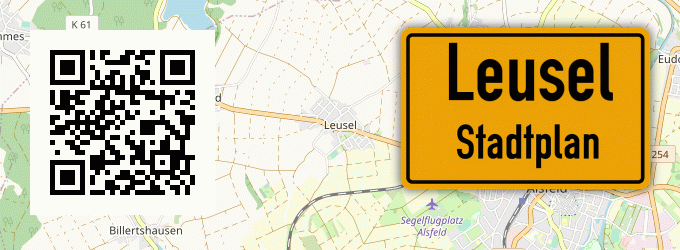 Stadtplan Leusel