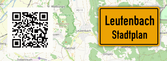 Stadtplan Leutenbach