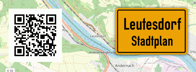 Stadtplan Leutesdorf