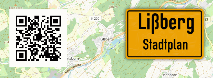 Stadtplan Lißberg, Hessen