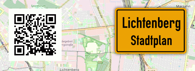 Stadtplan Lichtenberg