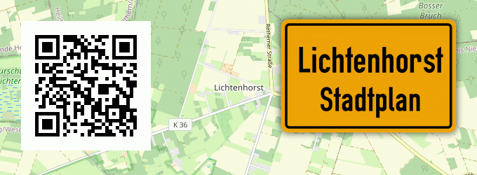 Stadtplan Lichtenhorst