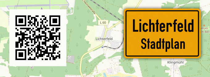 Stadtplan Lichterfeld