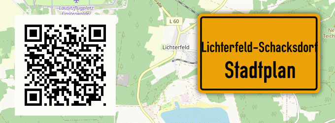 Stadtplan Lichterfeld-Schacksdorf