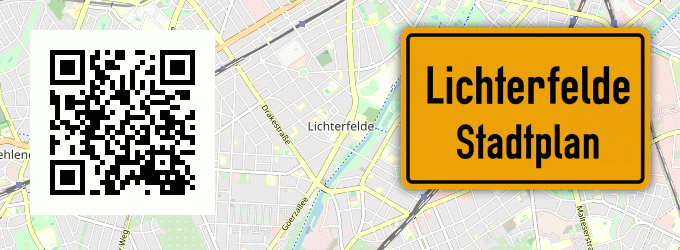 Stadtplan Lichterfelde