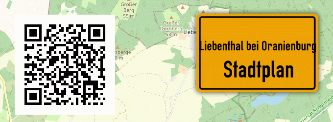 Stadtplan Liebenthal bei Oranienburg