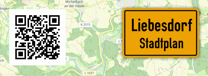Stadtplan Liebesdorf