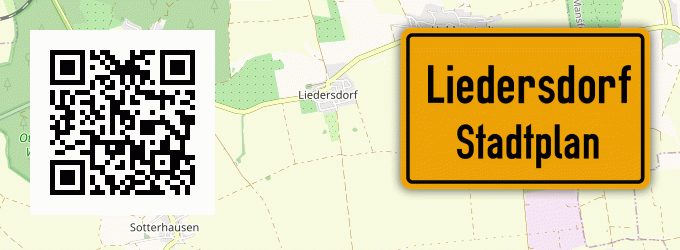 Stadtplan Liedersdorf