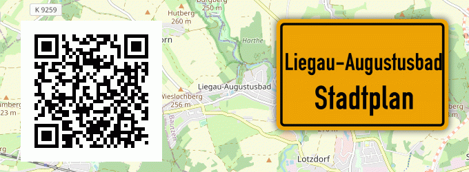 Stadtplan Liegau-Augustusbad