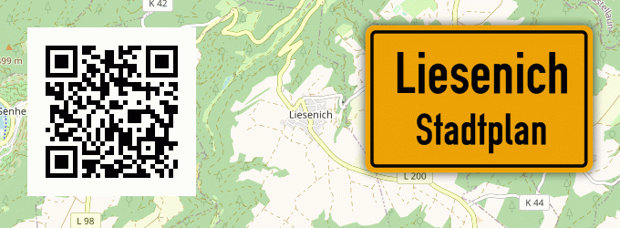 Stadtplan Liesenich