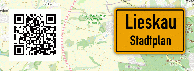 Stadtplan Lieskau