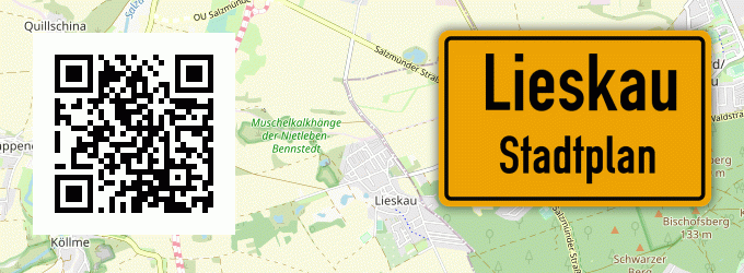 Stadtplan Lieskau