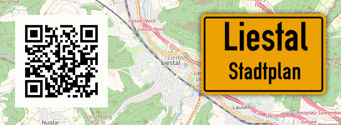 Stadtplan Liestal