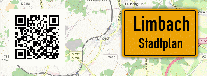 Stadtplan Limbach, Kreis Haßfurt