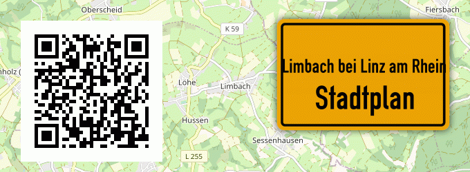 Stadtplan Limbach bei Linz am Rhein