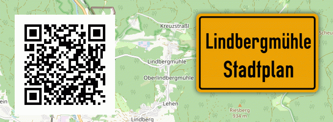 Stadtplan Lindbergmühle, Bayern