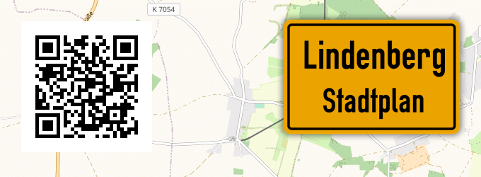 Stadtplan Lindenberg, Prignitz