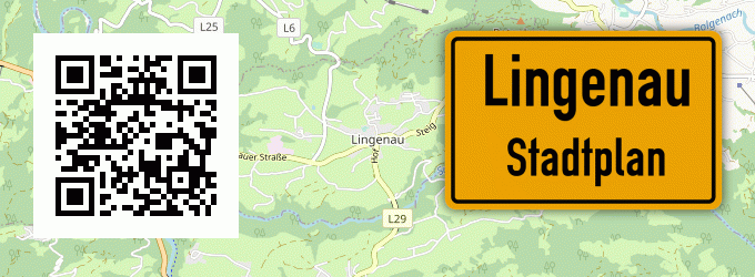 Stadtplan Lingenau