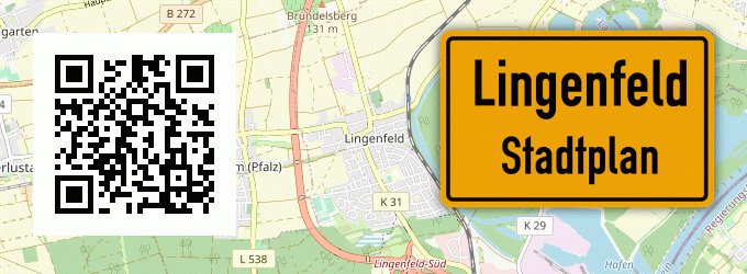 Stadtplan Lingenfeld