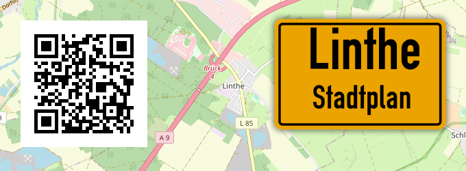 Stadtplan Linthe