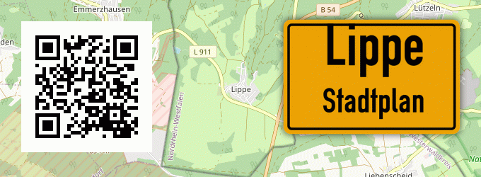 Stadtplan Lippe, Siegerland