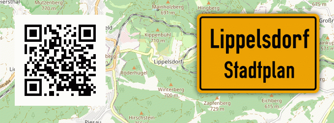 Stadtplan Lippelsdorf