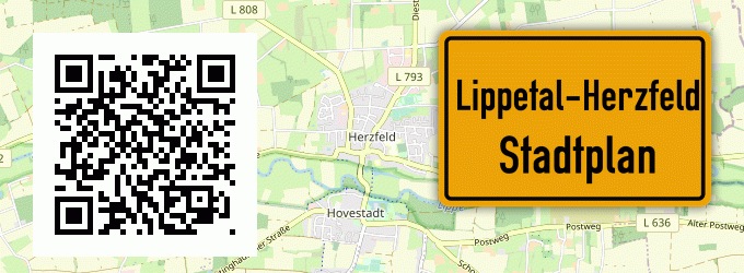 Stadtplan Lippetal-Herzfeld