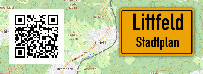 Stadtplan Littfeld, Westfalen