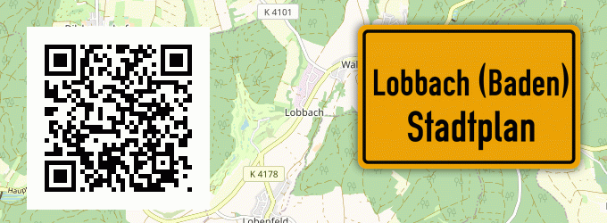 Stadtplan Lobbach (Baden)