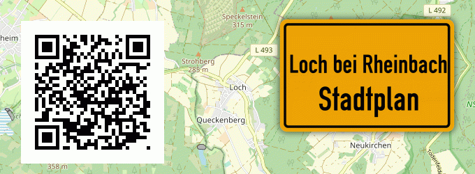 Stadtplan Loch bei Rheinbach