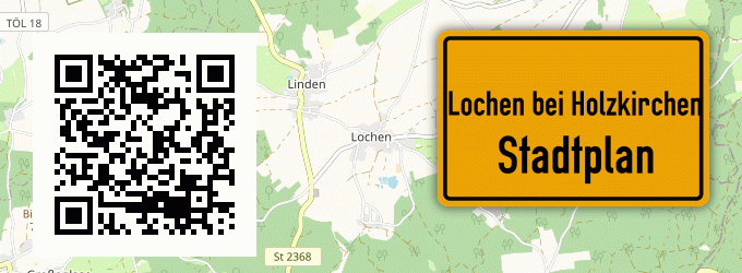 Stadtplan Lochen bei Holzkirchen, Oberbayern