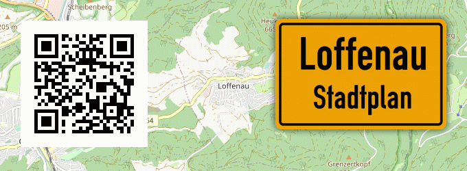 Stadtplan Loffenau