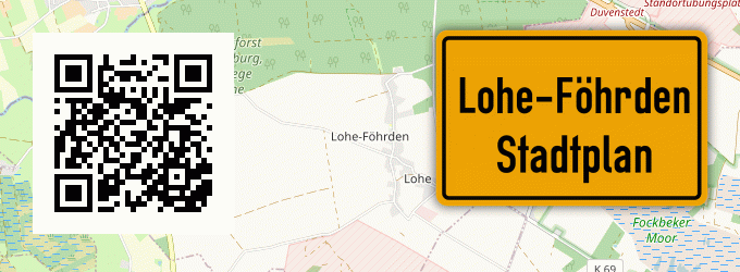 Stadtplan Lohe-Föhrden