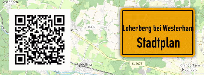 Stadtplan Loherberg bei Westerham