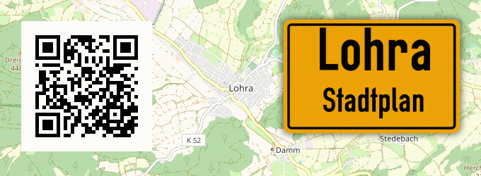 Stadtplan Lohra