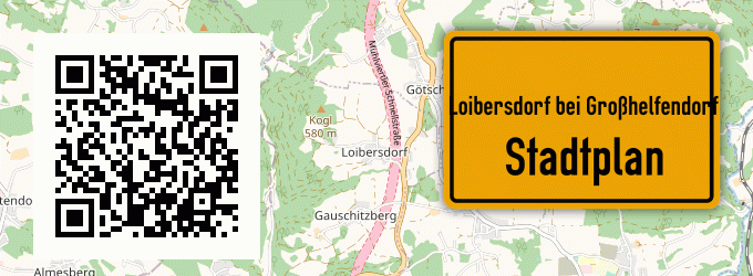 Stadtplan Loibersdorf bei Großhelfendorf