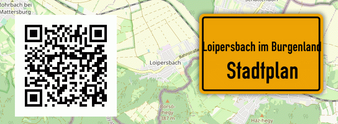 Stadtplan Loipersbach im Burgenland