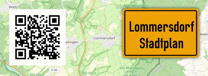 Stadtplan Lommersdorf