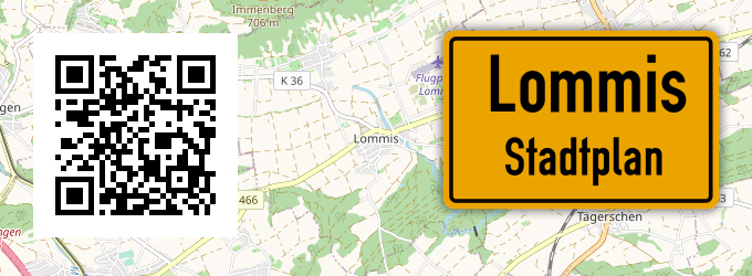 Stadtplan Lommis
