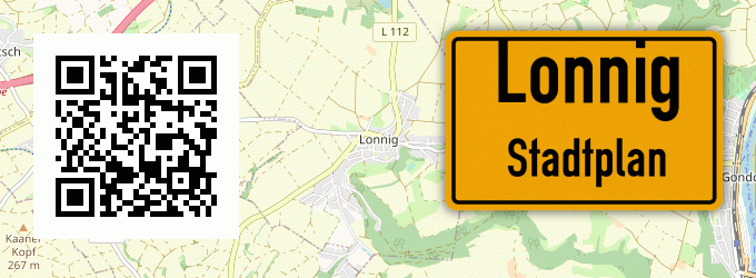 Stadtplan Lonnig