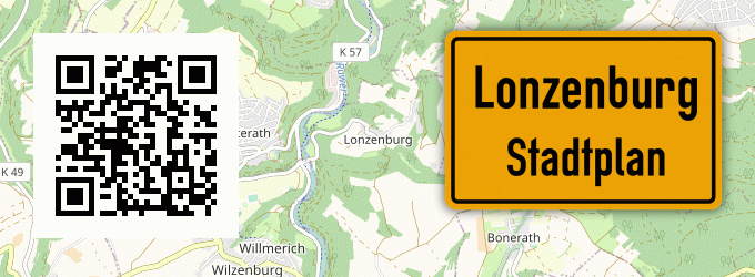 Stadtplan Lonzenburg
