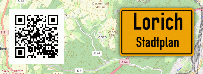 Stadtplan Lorich