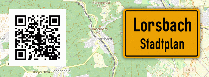 Stadtplan Lorsbach, Taunus