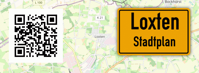 Stadtplan Loxten