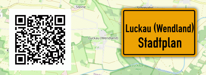 Stadtplan Luckau (Wendland)