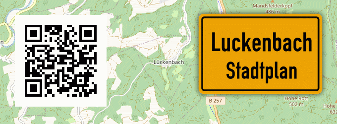 Stadtplan Luckenbach