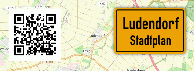 Stadtplan Ludendorf