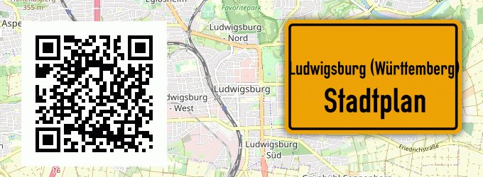 Stadtplan Ludwigsburg (Württemberg)