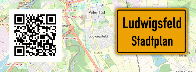 Stadtplan Ludwigsfeld
