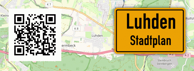 Stadtplan Luhden